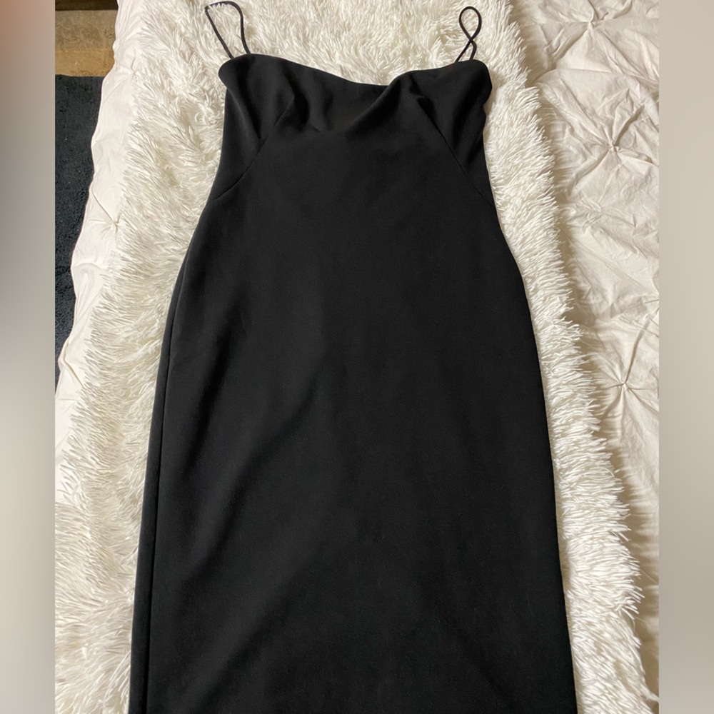 Katie May spaghetti strap low back - little black dress - brand new! XL